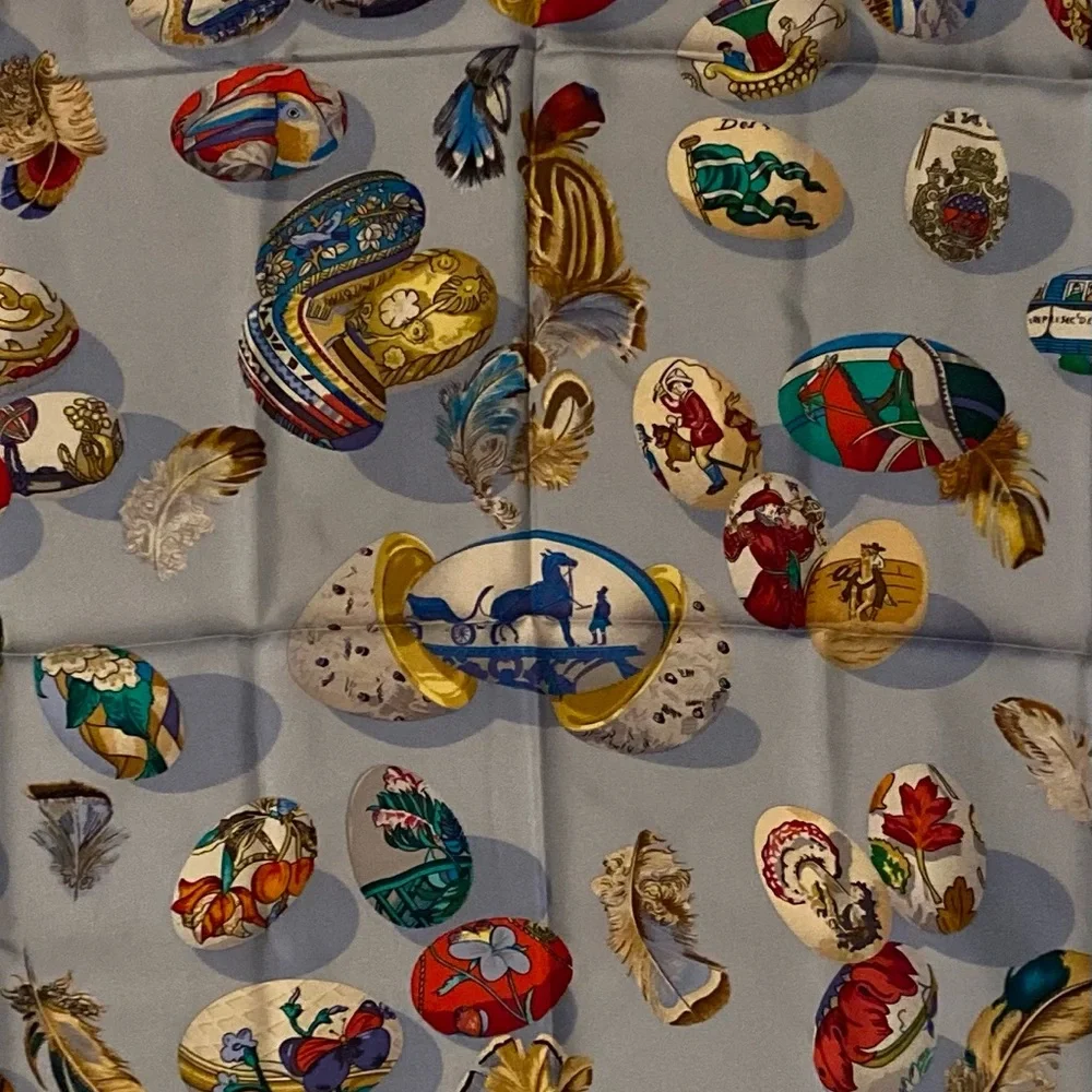 Hermes Vintage Silk Scarf Couvee d’ Hermes - Picture 4 of 16